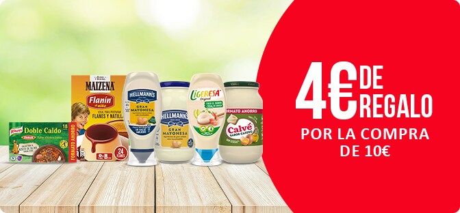 Promociones Maizena, Flanin, Ligeresa, Hellmanns y Knorr en Dia.es